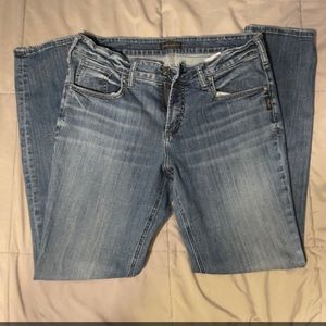 Silver boyfriend jeans size 33/14